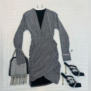 Elegant Gray Women's Dress